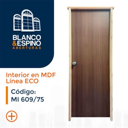 Interior en MDF Línea ECO Cod: MI 609-75