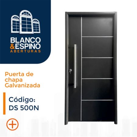 Puerta de Chapa Galvanizada Cod DS 500N