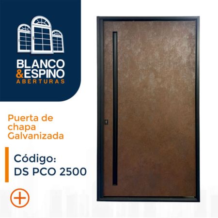 Puerta de Chapa Galvanizada Cod: DS PCO 2500