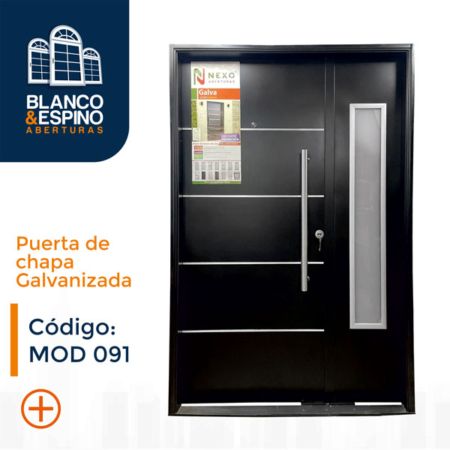 Puerta de Chapa Galvanizada Cod: MOD 091