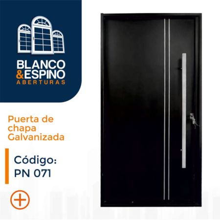 Puerta de Chapa Galvanizada Cod: PN 071