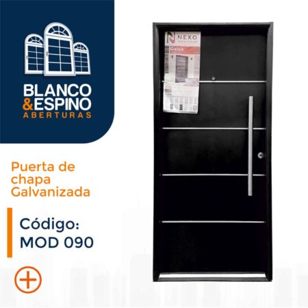 Puerta de Chapa Galvanizada MOD 090